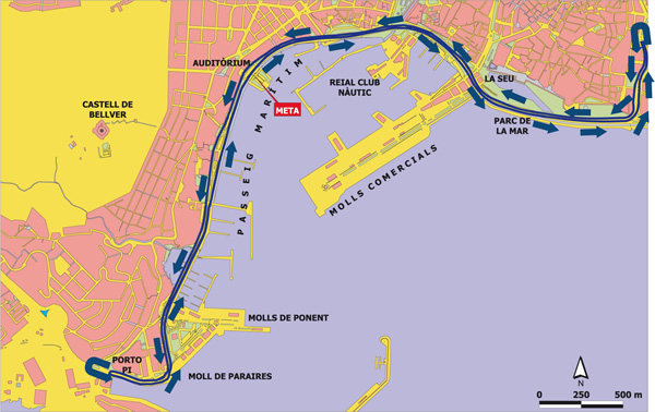 Trofeo Palma map